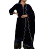Deep Blue Hand Embroidered Kurta Set