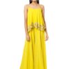Yellow sharara set