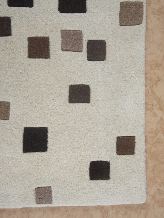 Brow and Beige Hand Tufted Rugs