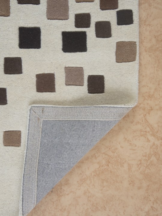 Brow and Beige Hand Tufted Rugs