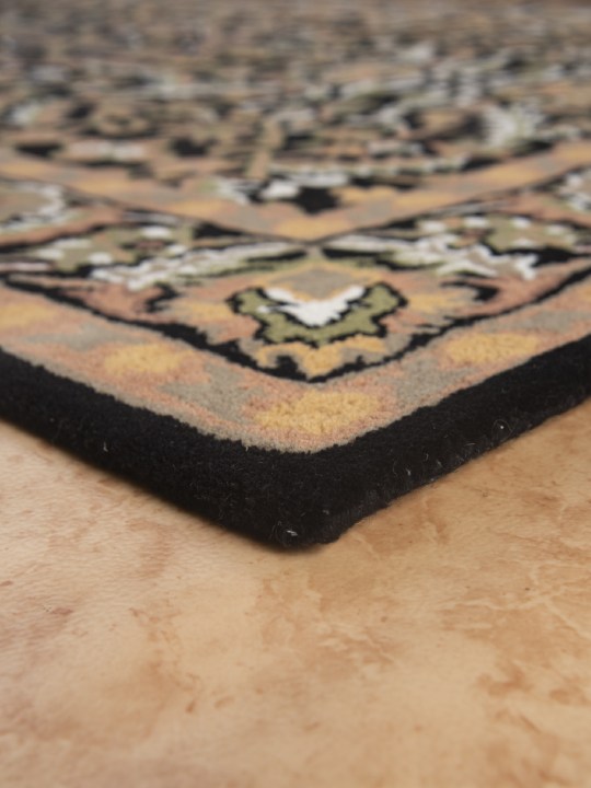 Black & Orange Hand Tufted Rugs