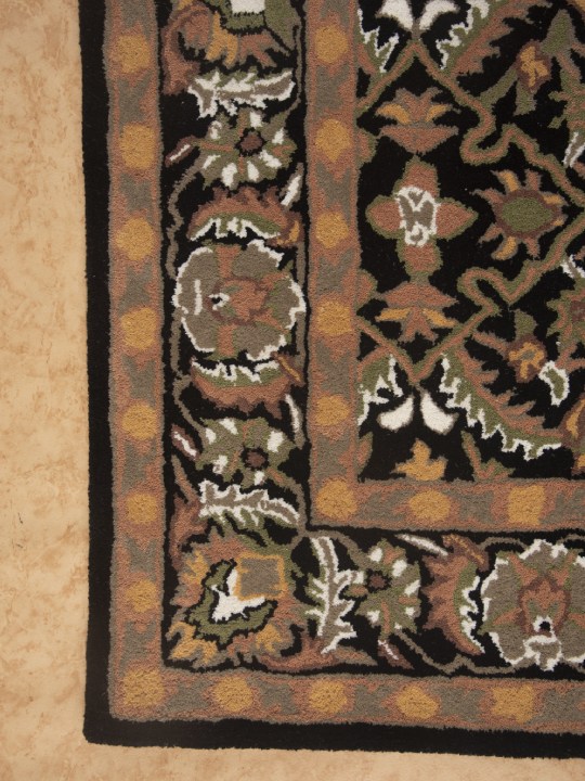 Black & Orange Hand Tufted Rugs
