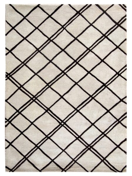 Black and White Hand Tufted Rugs