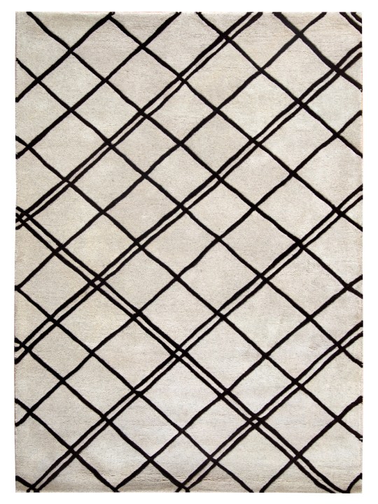 Black and White Hand Tufted Rugs