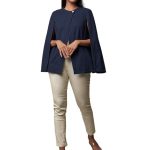 Blue Cotton Linen Co-Ord Set