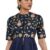 Blue Embroidered Asymmetrical Kurta