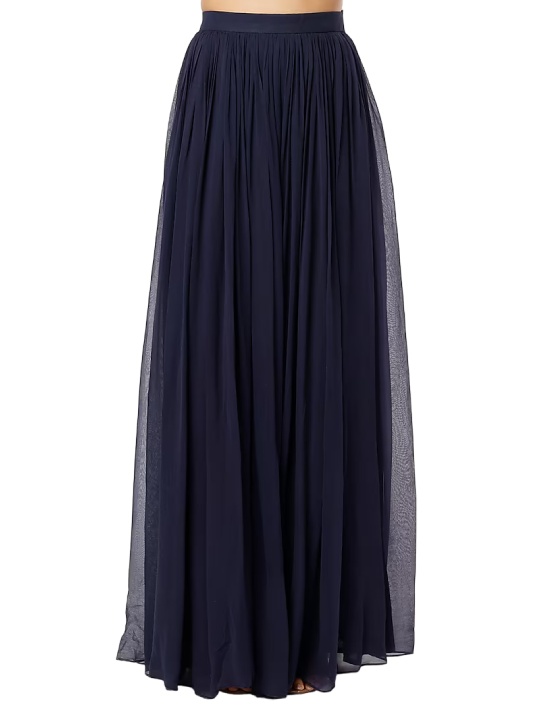 Blue Hand Embroidered Cape Set