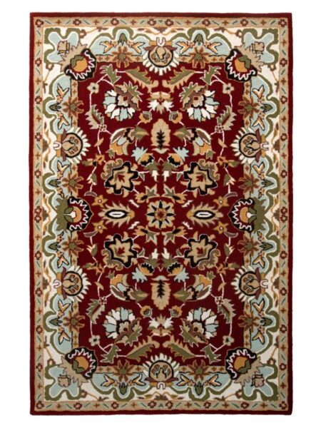 Maroon & Beige Persian Handmade Tufted Rugs