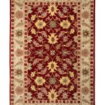 Maroon & Brown Hand Tufted Rugs