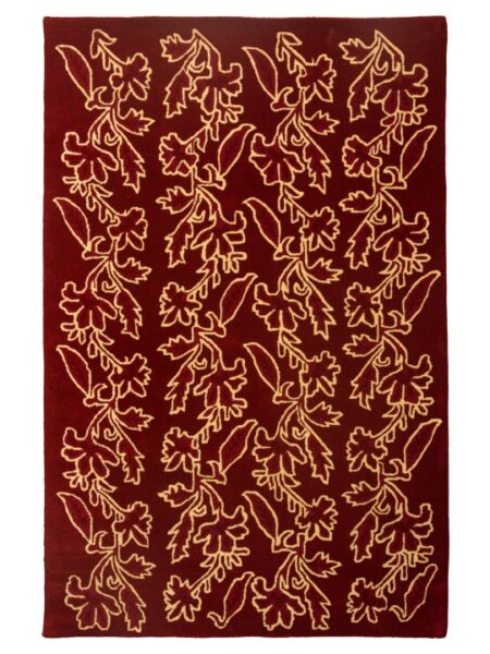 Maroon Hand Tufted Rugs