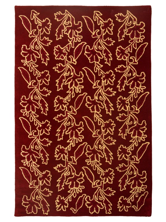 Maroon Hand Tufted Rugs