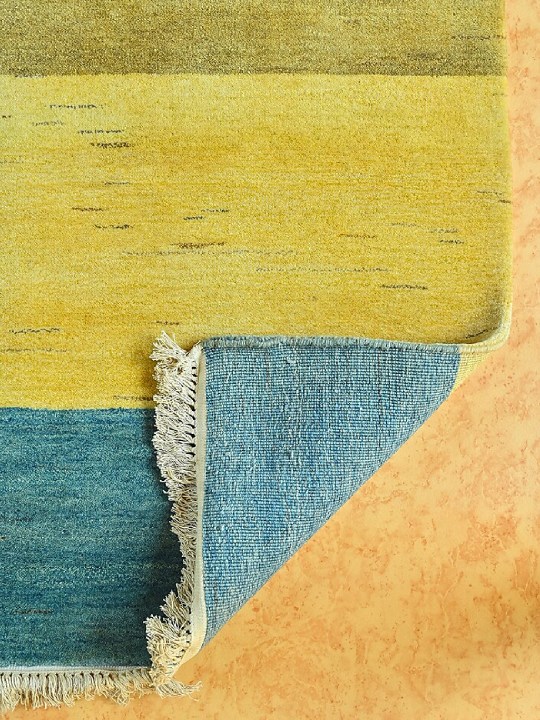 Multi-Colored Blended Wool Hand-Knotted Persian Rug