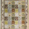 Multi-Colored Blended Wool Hand-Knotted Persian Rug