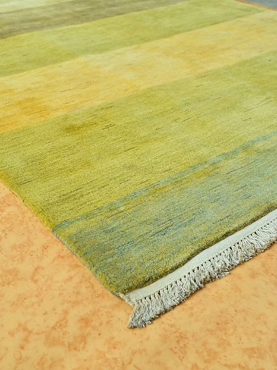 Multi-Colored Blended Wool Hand-Knotted Persian Rug
