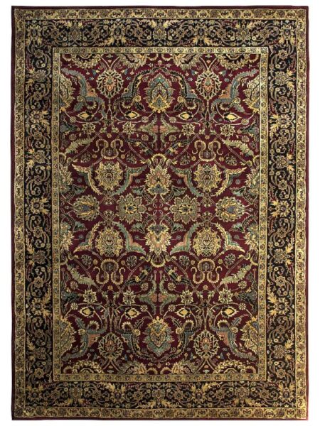 Multi-Colored Blended Wool Hand-Knotted Persian Rug