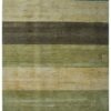 Multi-Colored Blended Wool Hand-Knotted Persian Rug