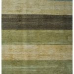 Multi-Colored Blended Wool Hand-Knotted Persian Rug
