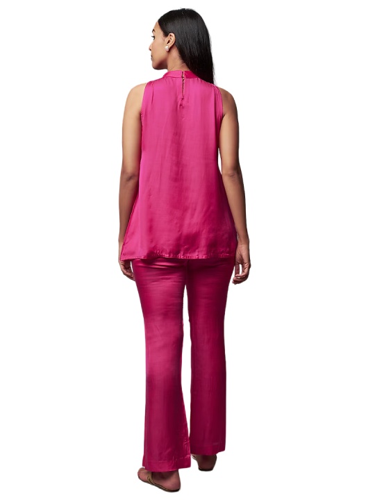 Pink Satin Co-Ord Set