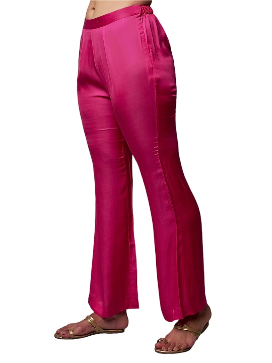 Pink Satin Co-Ord Set