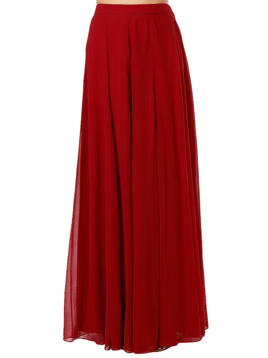 Red Hand Embroidered Cape Set