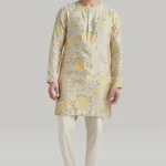 Beige Cotton Pants