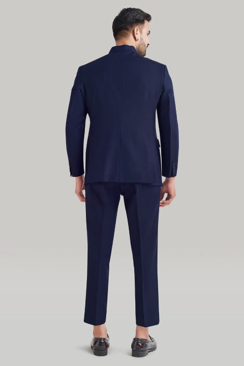 Dark Blue Bandgala and Pants Set