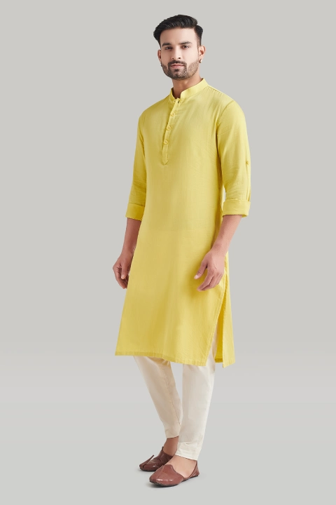 Yellow Kurta and Pant Set