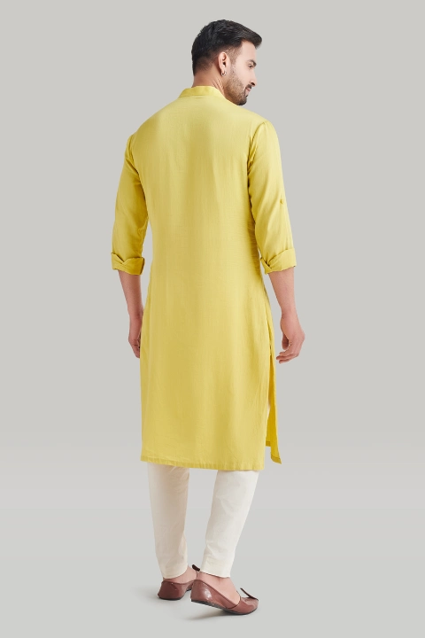 Yellow Kurta and Pant Set