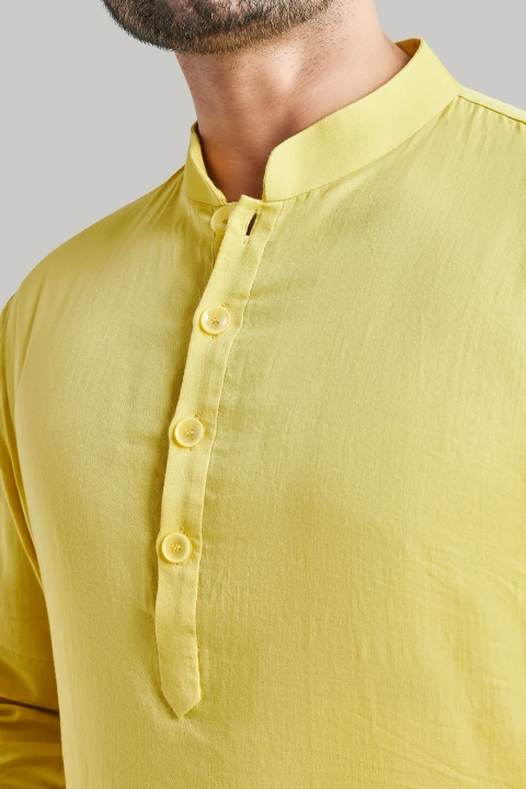Yellow Kurta and Pant Set
