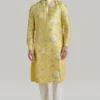 Yellow Printed Kurta and Pants Set