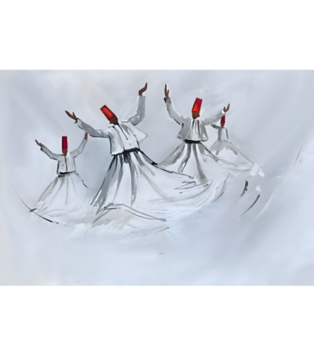 Dancing Dervish Painting