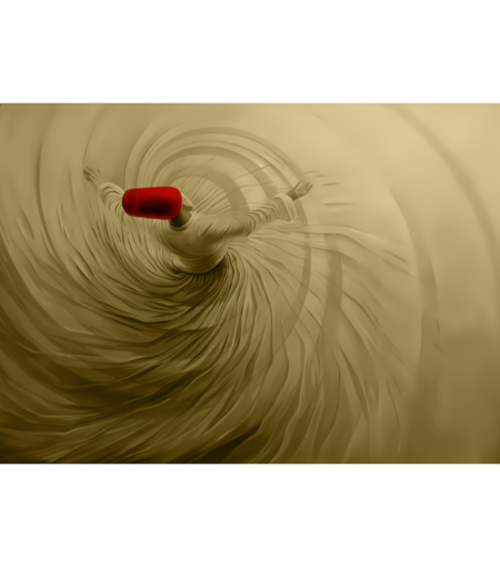 Sepia Whirling Dervish Painting