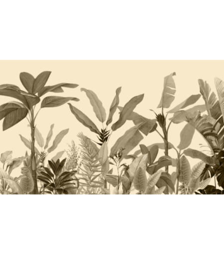 Tropical Foliage Sepia