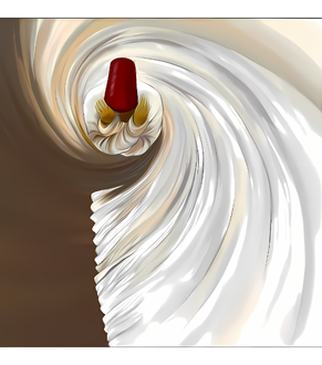 Circular Dancing Dervish Painting