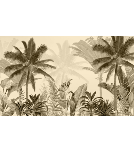 Jungle Scene Sepia