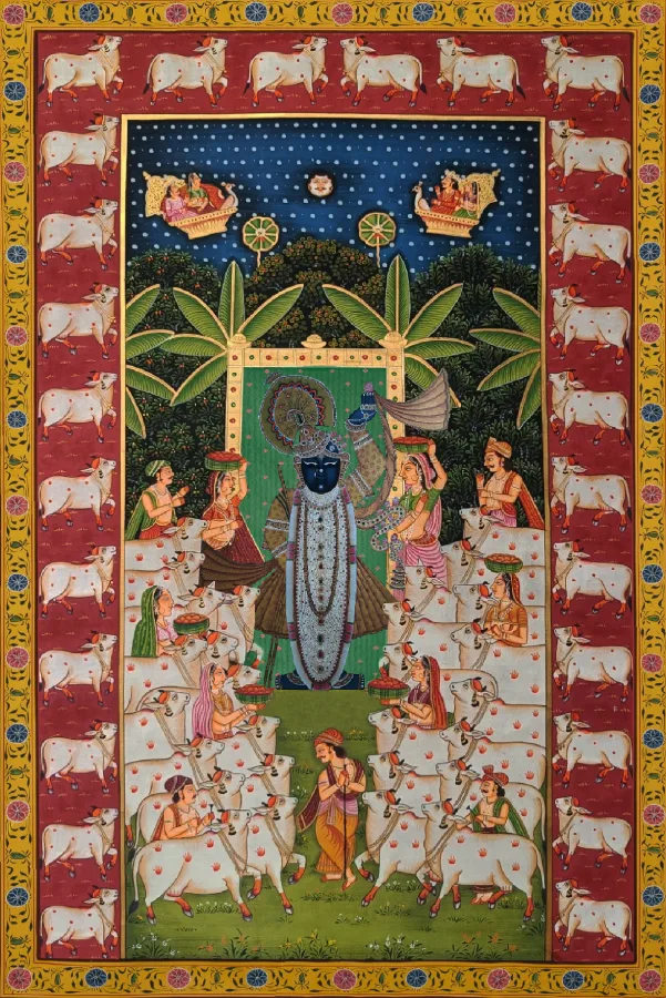 SHREENATHJI GOPASHTAMI PAINTING