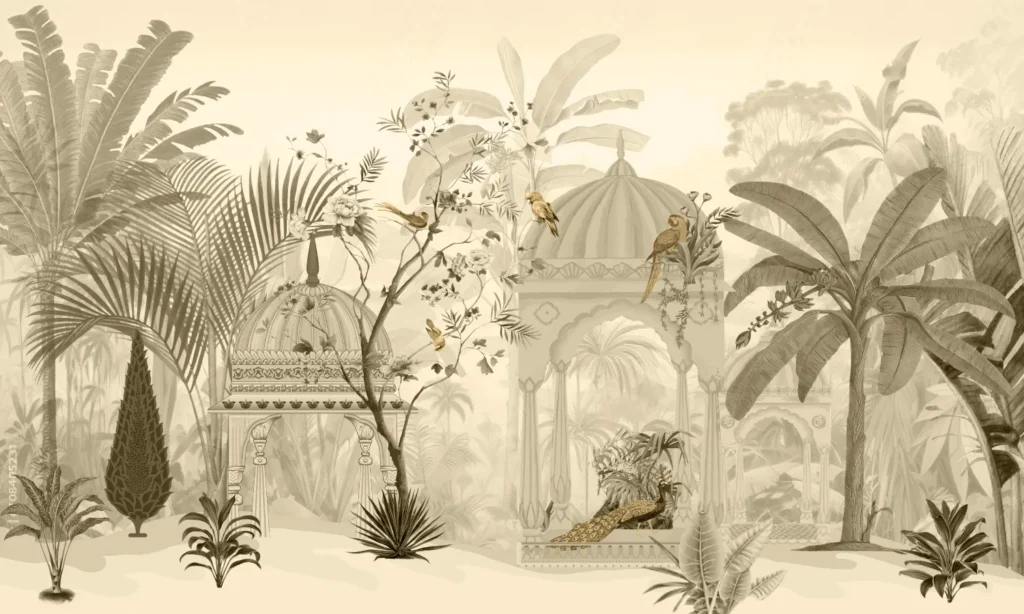 Mughal Nature Sepia