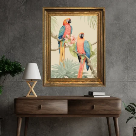 Pink Parakeets