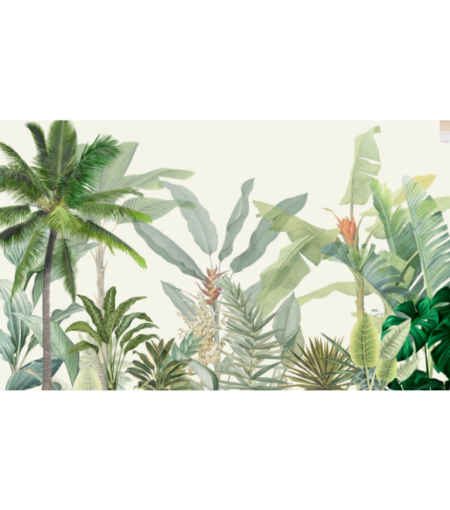 Tropical Foliage Natural Panels