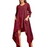 Red Assymetric Dress