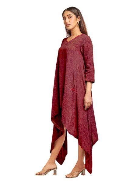Red Assymetric Dress