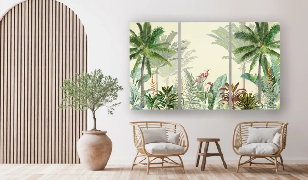 Jungle Scene Natural Panels