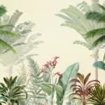 Jungle Scene Natural Panels