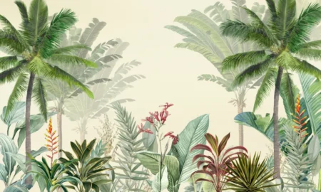Jungle Scene Natural Panels