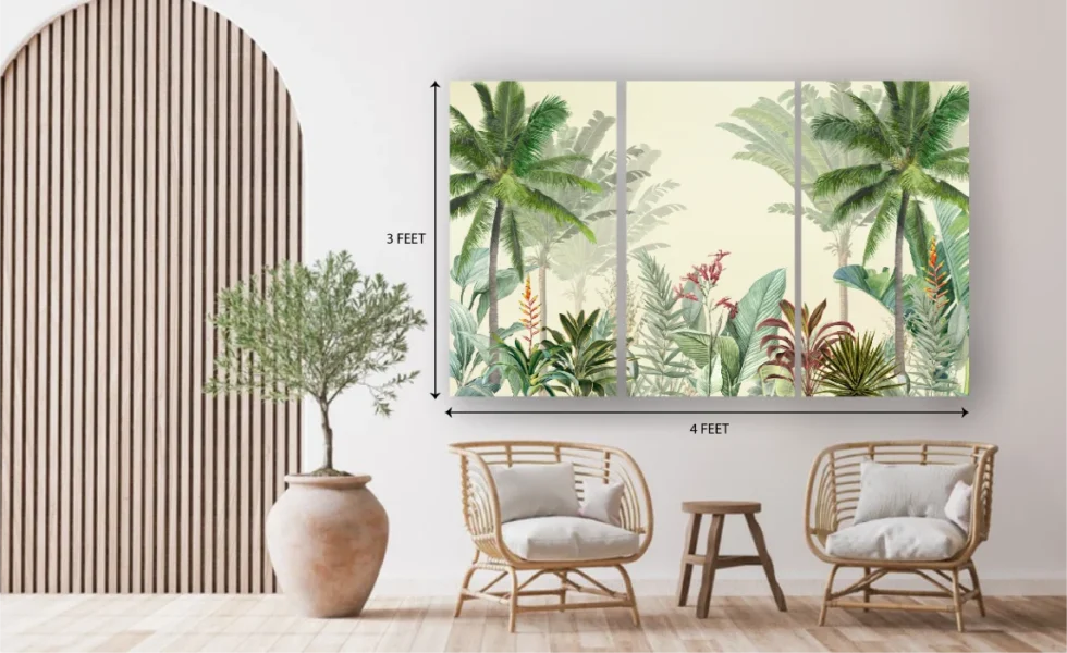 Jungle Scene Natural Panels