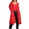 Red and yellow trench coat set
