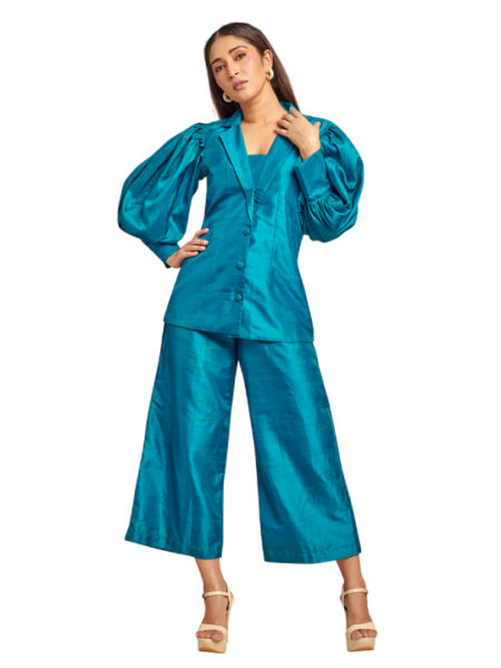 Teal Blazer Set