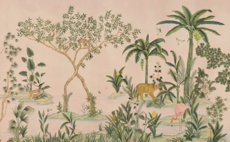 Serene Jungle Tapestry