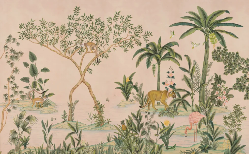 Serene Jungle Tapestry