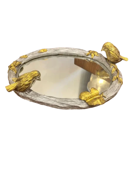 Ornithic Harmony Mirror Tray